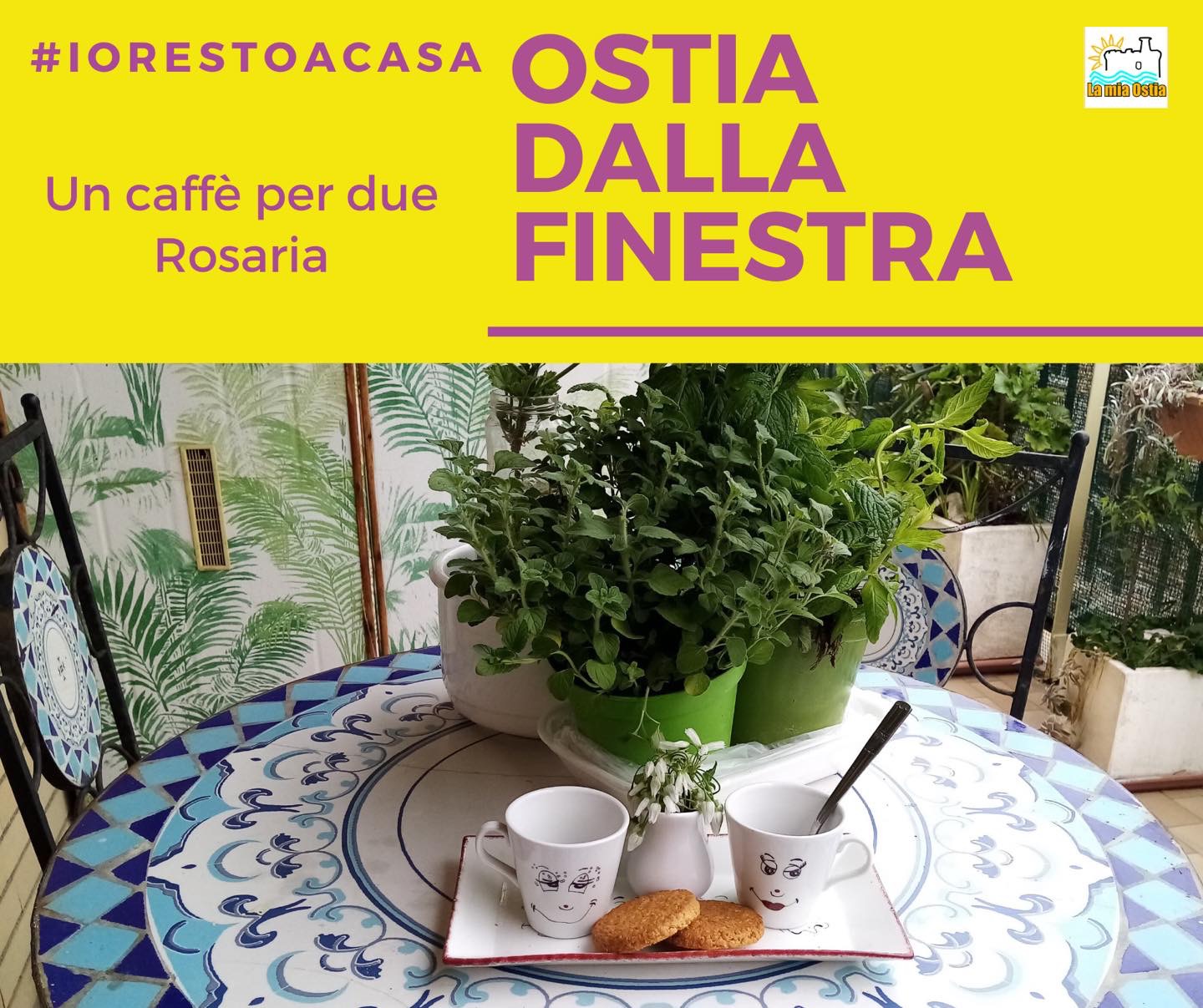 Ostia dalla finestra: mese di aprile